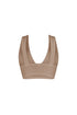 Bareline Seamless V Neck Crop Top